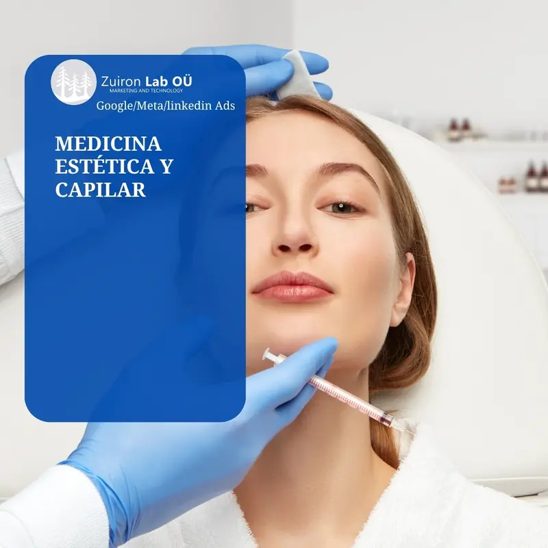 Anuncio de ejemplo de medicina estética: tratamiento facial con microinyecciones